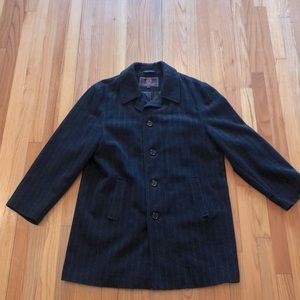 Rockport pinstripe winter dress coat. Mens. L
